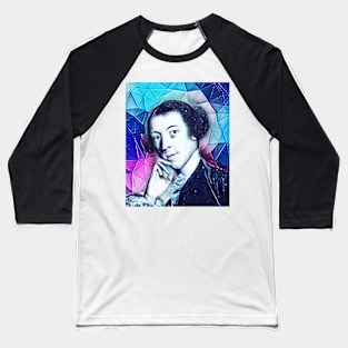 Horace Walpole Snowy Portrait | Horace Walpole Artwork 13 Baseball T-Shirt